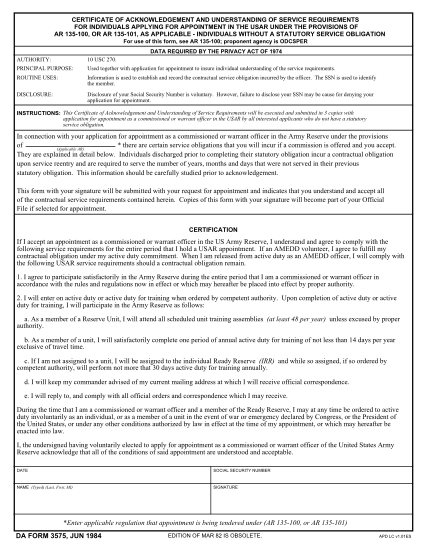 13005358-certificate-of-acknowledgement-and-understanding-of-service-requirements-for-individuals-applying-for-appointment-in-the-usar-under-the-provisions-of-ar-135-100-or-ar-135-101-as-applicable-individuals-without-a-statutory-service