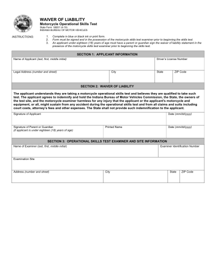 130064621-reset-form-waiver-of-liability-motorcycle-operational-skills-test-state-form-55831-415-indiana-bureau-of-motor-vehicles-instructions-1-forms-in