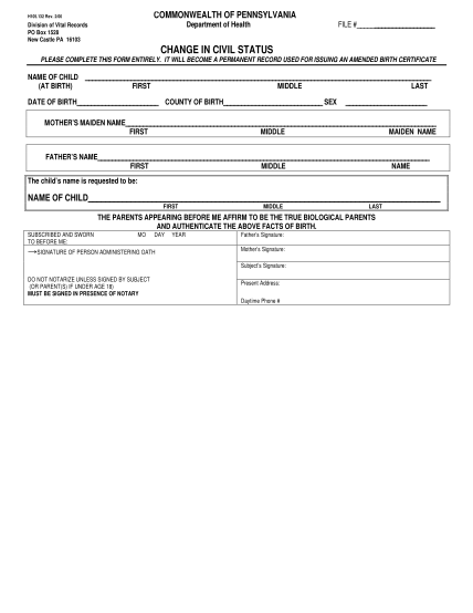130069545-single-status-affidavit-pennsylvania