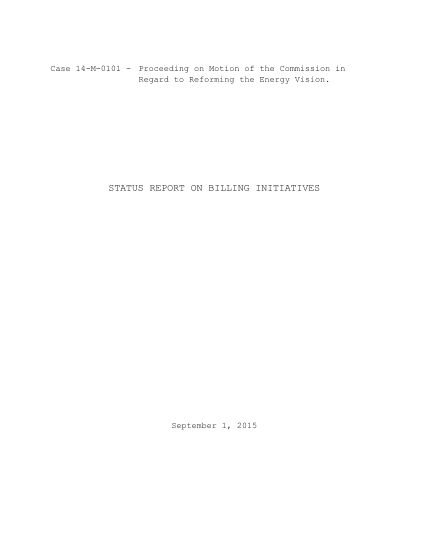 130080479-status-report-on-billing-initiatives