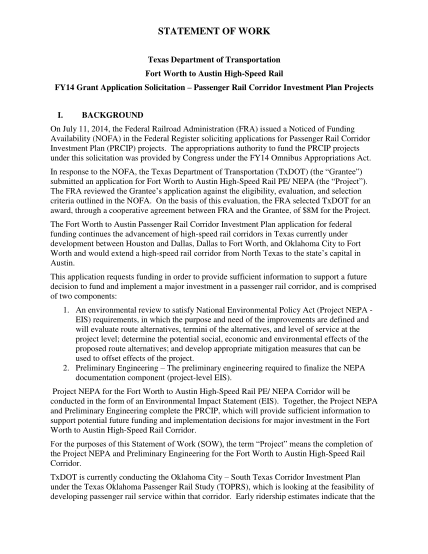 130107694-statement-of-work-the-texas-department-of-transportation-ftp-ftp-txdot