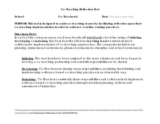 130115182-reflection-tool-part-1-collaborative-implementation-rubric-formdocx-sde-ok