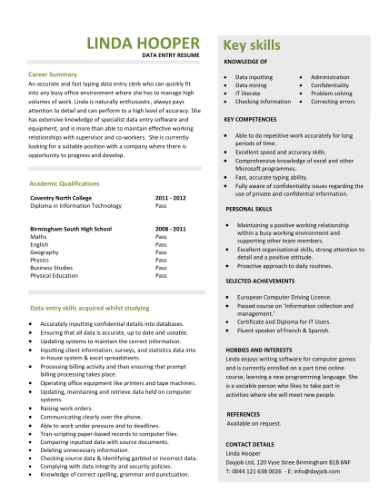 130471310-data-entry-resume-template-example-resume-example-written-for-a-data-entry-job-from-the-view-point-of-a-young-person-who-has-little-or-no-work-experience