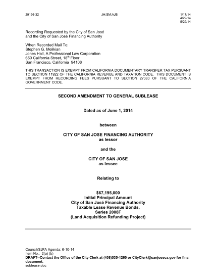130554763-second-amendment-to-general-sublease-agreement-sanjoseca
