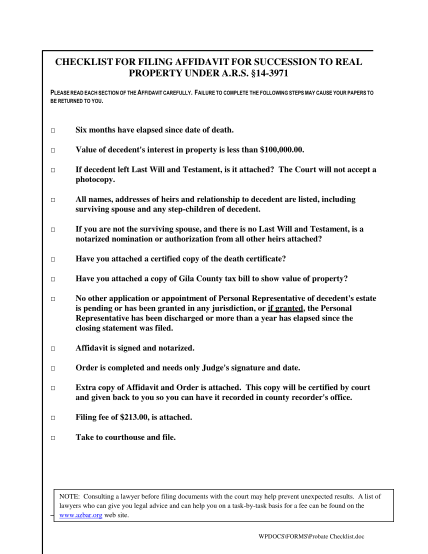130597528-checklist-for-filing-affidavit-for-succession-to-real-property-under-a-gilacountyaz
