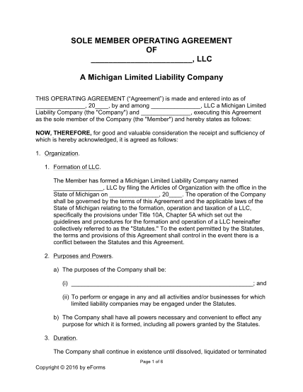 130604659-single-member-llc-operating-agreement-michigan