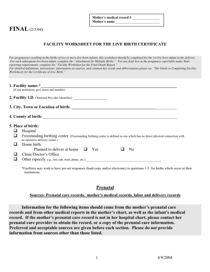 13066503-facility-worksheet-for-the-live-birth-certificate-final-centers-for-cdc