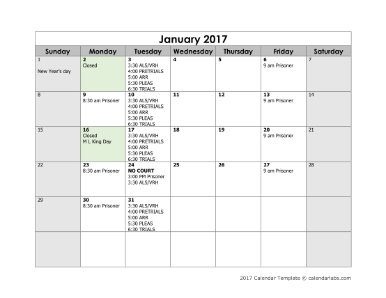 15 17 Calendar Template Excel Free To Edit Download Print Cocodoc