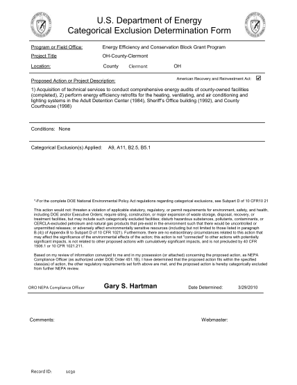 13178738-us-department-of-energy-nepa-categorical-exclusion-determination-form-clermont-county-ohio-www1-eere-energy