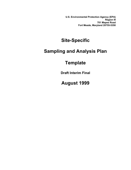 13228862-site-specific-sampling-and-analysis-plan-template-this-epa-site-specific-sampling-and-analysis-plan-sap-template-is-a-generic-format-to-be-used-for-generating-a-sap-epa