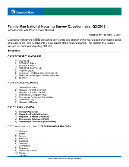 13260918-fannie-mae-monthly-national-housing-survey-questionnaire