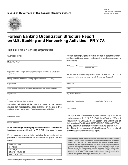 13280005-fr-y-7a-omb-number-7100-0125-expires-may-31-2002-board-of-governors-of-the-federal-reserve-system-foreign-banking-organization-structure-report-on-u-federalreserve