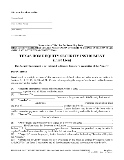 13315393-fillable-texas-home-equity-security-instrument-first-lien-definition-form