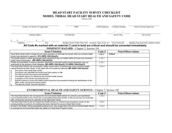 13437221-fillable-indian-health-service-head-start-checklist-form-ihs