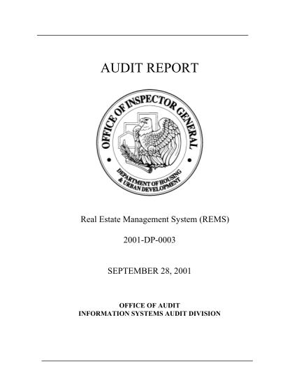 13460961-rems-audit-report-hud-archives-archives-hud