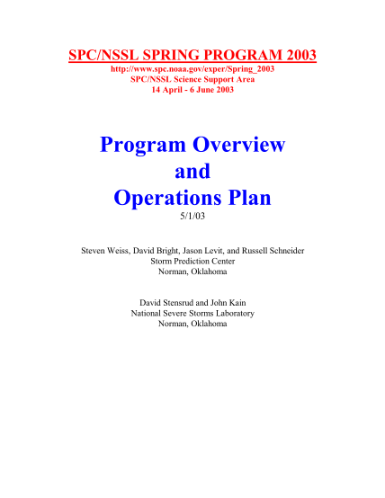 13568572-program-overview-and-operations-plan-storm-prediction-center-spc-noaa