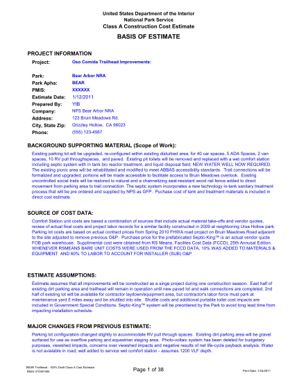 13575906-fillable-basis-of-estimate-park-form-nps