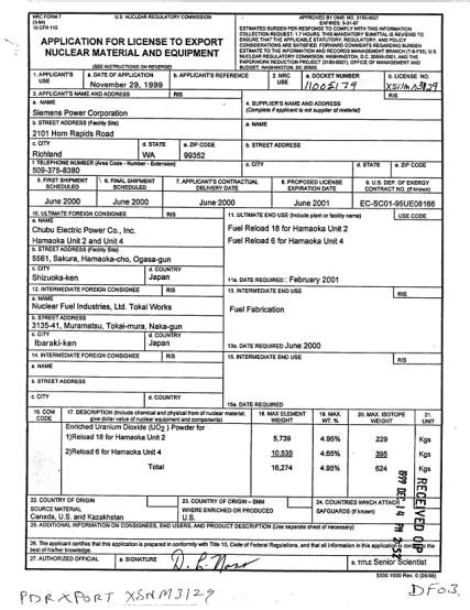 13630225-nrc-form-7-3-94-10-cfr-110-u-pbadupws-nrc