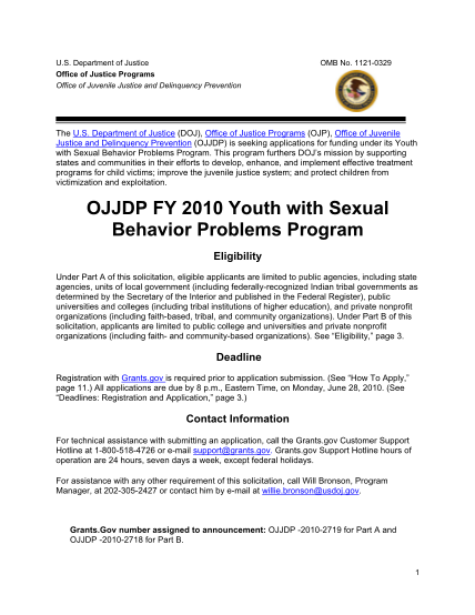 13631555-fillable-ojjdp-youth-with-sexual-behavioral-problems-2010-form-ojjdp