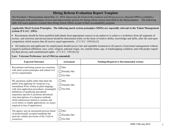13636268-hiring-reform-evaluation-report-template-opm