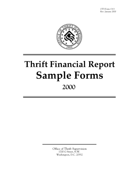 13661391-thrift-financial-report-sample-forms-2000-occ