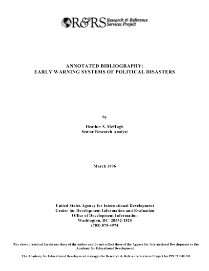 13802232-annotated-bibliography-early-warning-systems-of-political-citeseer-pdf-usaid