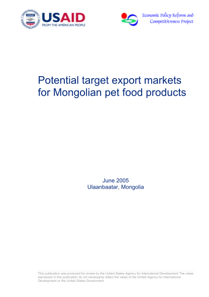 13805130-potential-target-export-markets-for-mongolian-pet-food-products-pdf-usaid