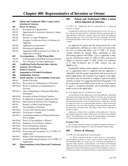 13902497-chapter-400-representative-of-inventor-or-owner-us-patent-and-uspto