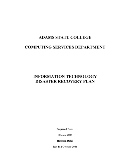 1400960-fillable-adams-state-college-disaster-recovery-plan-form-adams