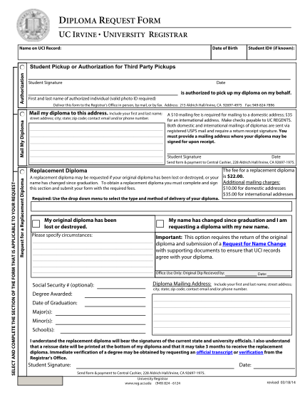 1401399-diplomasrequest-request-for-replacement-diploma-various-fillable-forms-reg-uci