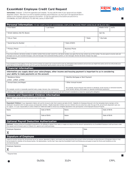 1401473-fillable-exxon-employee-credit-card-request-form