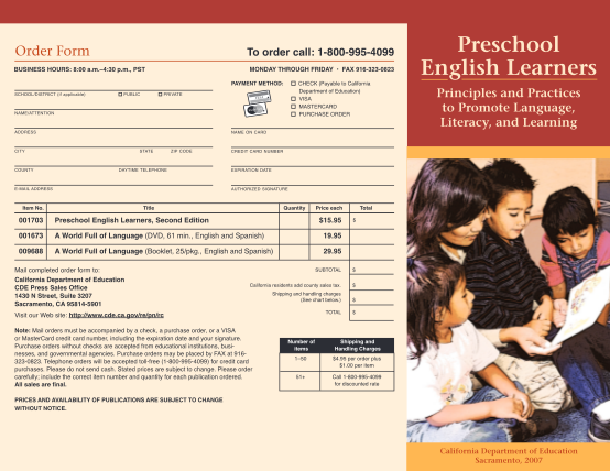 14061217-pel-brochure-child-development-ca-dept-of-education-brochure-and-order-form-for-the-preschool-english-learners-resource-guide-and-accompanying-dvd-and-booklets-cde-ca