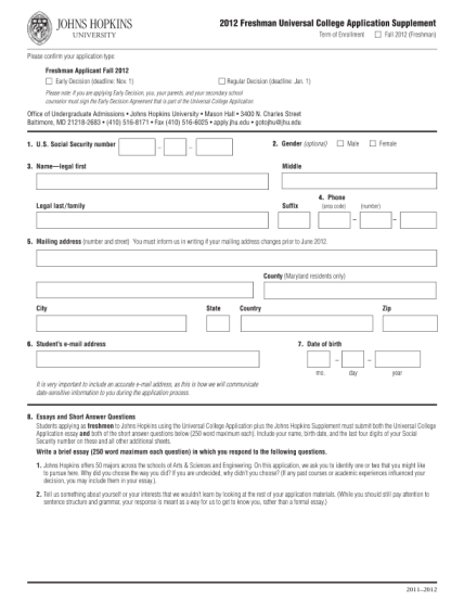 1424410-fillable-is-college-application-supplement-fillable-form-apply-jhu