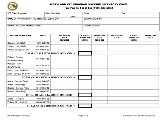 14258001-fillable-maryland-vfc-inventory-form-ideha-dhmh-maryland