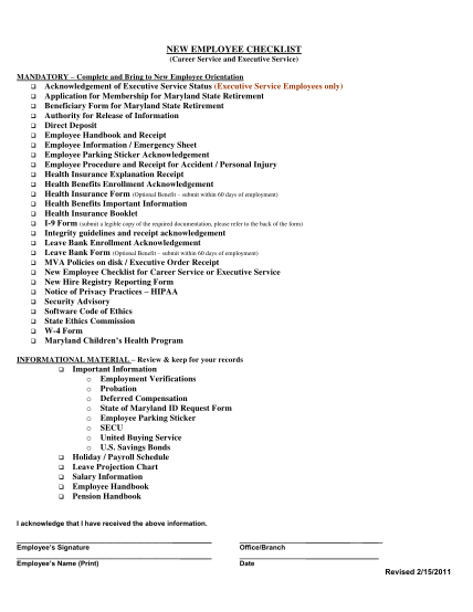 14265152-fillable-new-hire-visitation-checklist-form-mva-maryland