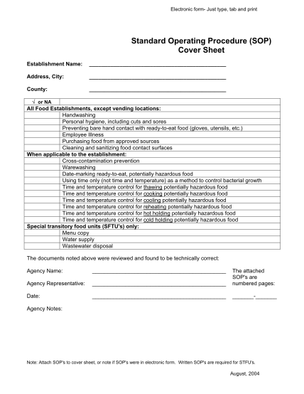 14291355-standard-operating-procedure-sop-cover-sheet-cooked-food-forms-michigan