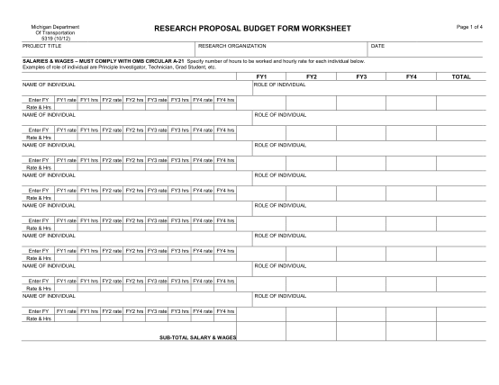 14295539-fillable-mdot-research-proposal-budget-form-worksheet-michigan