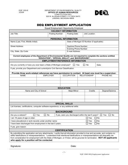 14318757-deq-employment-application-michigan