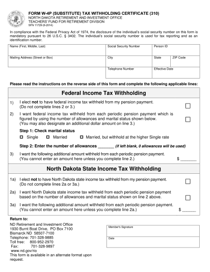 14357947-form-w-4p-substitute-tax-withholding-certificate-310-nd