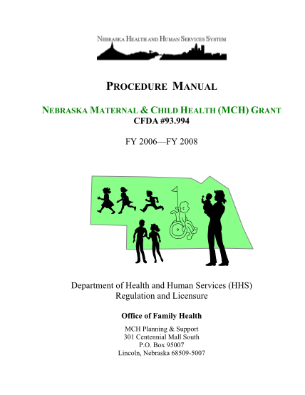 14363184-procedure-manual-nebraska-maternal-amp-child-health-mch-grant-nlc-nebraska