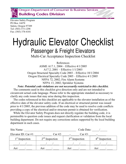 14498820-elevator-inspection-checklist