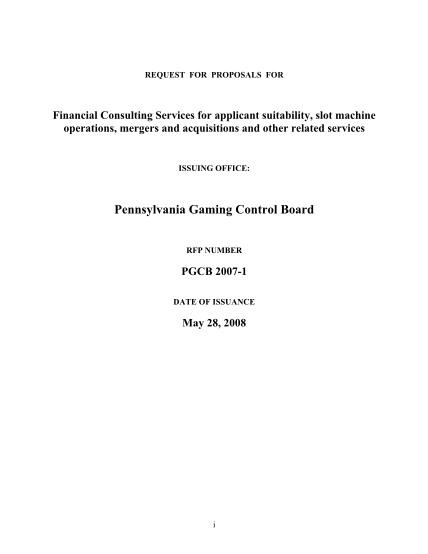 14517061-request-for-proposals-sample-procurement-forms-gamingcontrolboard-pa