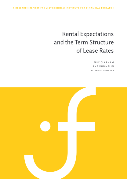 14552-sifr-wp16-rental-expectations-and-the-term-structure-of-lease-rates--sifr-sample-real-estate-lease-forms-sifr
