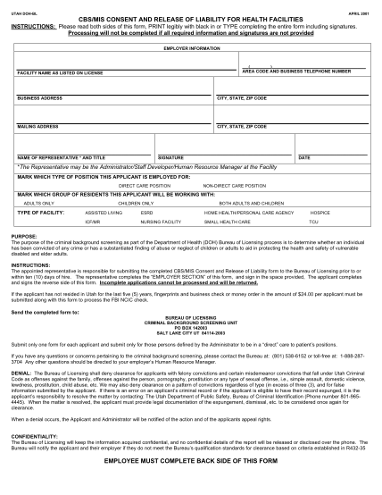 14668155-fillable-utah-doh-cbsmis-consent-and-release-of-liability-for-health-facilities-form-health-utah