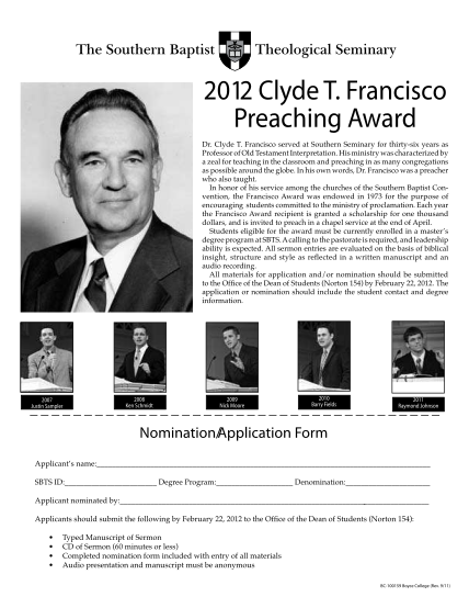 1473748-2012-clyde-t-francisco-preaching-award-the-southern-baptist-sbts