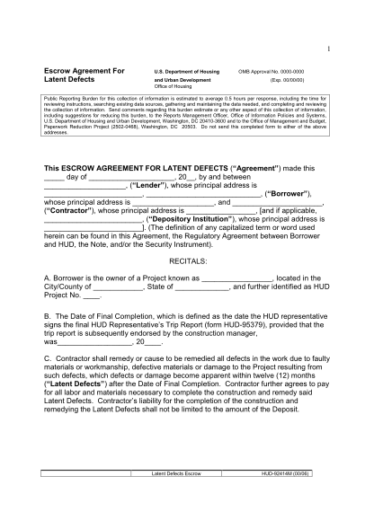 14917181-1-escrow-agreement-for-latent-defects-this-escrow-hud-hud