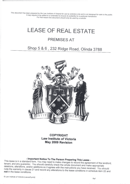 15036-fillable-lease-of-real-estate-2009-law-institute-of-victoria-form-elawpublishing-com