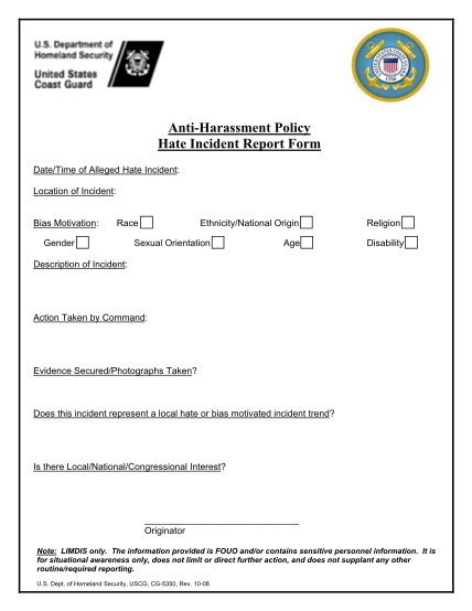 15076041-anti-harassment-policy-hate-incident-report-form-uscg
