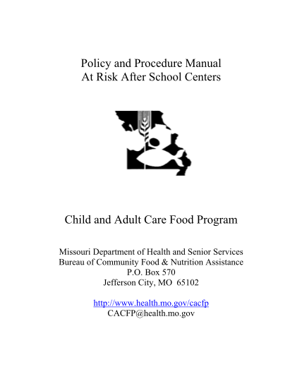 15162474-entire-policy-and-procedure-manual-missouri-department-of-health-health-mo