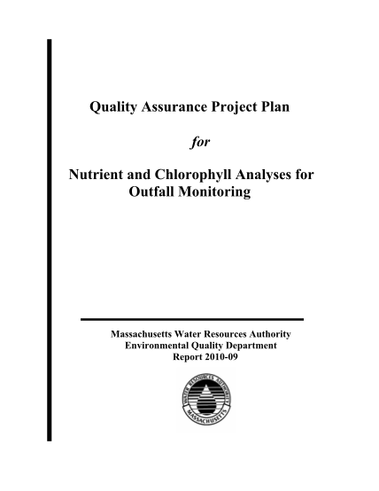15243722-quality-assurance-project-plan-for-nutrient-and-chlorophyll-mwra